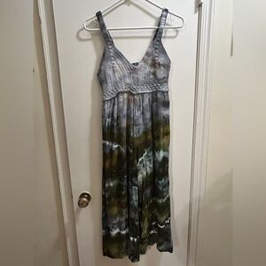 Hand Tye Dyed Long Pant Romper